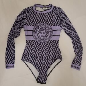 VERSACE PURPLE BODYSUIT - Size S 💜BEAUTIFUL!